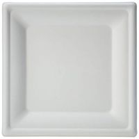 AmazonBasics Compostable Square Plates, 8-Inches, Pack of 500