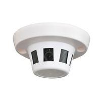 Orange Sources 1/3" CCD 600TVL 3.6mm Pinhole Fixed Lens Indoor Black Spy Smoke Detector Camera
