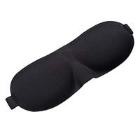 joyce555 3D Eye Mask Soft Breathable Portable Travel Blindfold Eyeshade Sleeping Aid Black