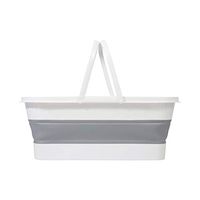 Yg-ct Folding Silicon Mop Bucket Camping Wash Bucket With Handle Collapsible Floor Mop Cleaning Fishing Car Wash Bucket Household Tool (color : 02)