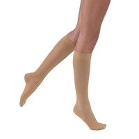 JOBST UltraSheer Knee High 15-20 mmHg Compression Stockings, Closed Toe, X-Large, Natural