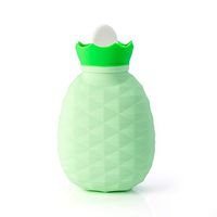 HONGFA Cute Cartoon Hot Water Bottle. Best Gift for Valentine's Day, Thanksgiving Day, Christmas Day … (Green)