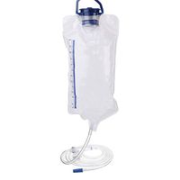 Fencia Reusable Enema Bag Kit for Colon Cleansing with Silicone Hose Colon Cleansing/Detox Enemas, with Easier Flow-Control