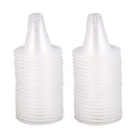 YASUOA 200 Pieces Disposable Ear Thermometer Probe Covers Clear Refill Caps Lens Filters Earcap for Digital Thermometers Disposable Covers Thermoscan Women Men Children Health Examination Kids Sick