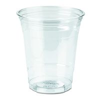 Dixie 12 oz. PETE Plastic Cup by GP PRO (Georgia-Pacific), Clear, CP12DX, 500 Count (25 Cups Per Sleeve, 20 Sleeves Per Case)
