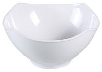 Yanco CAT-3614 Catering 6.5 qt Bowl, 14" Length, 14" Width, 5.75" Height, Melamine, White Color, Pack of 6