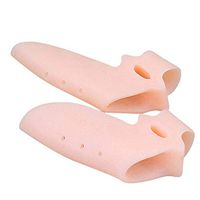 Makeouq 2 Pairs of Toe appliances Gel Foot Care Tools Big Toe Braces Protector Hallux valgus Toe Straightener Pedicure (Color : B)