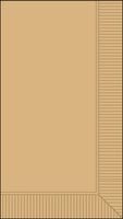 Medfare Beige Dinner Napkins 1/8 Fold 2-ply - 1000 Per Box