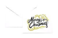 Merry Christmas Elegant Stationery Note Card Set