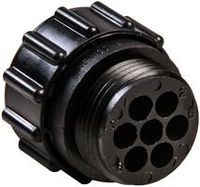 TE CONNECTIVITY/AMP 211399-1 CIR Connector, Plug, Size 13, 7POS, Free Hanging