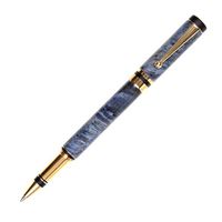 Elite Rollerball Pen - 24kt Gold - Blue Box Elder