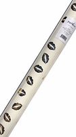 Paperlove 10 Feet of Designer Paper Gift Wrap Roll. Gold Foil Kisses (PLGW75)