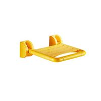 Never give up Barrier-Free Folding seat, Yellow Folding Bathroom, Shower Room, Changing Shoes, Shoe Bench, Bathtub seat