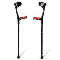 Forearm Crutches, Crutches Designed for Disabled People Walker Comfortable Safe Crutch Lightweight Aluminum Alloy - Adjustable Height,Lightweight Walking Aid for Parents and Mothers Gifts,2pcs