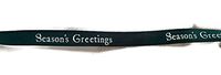 Seasons Greetings Satin Ribbon - 5 Yards