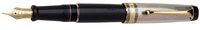 Aurora Optima - Silver Solid Cap Extra Fine Point Fountain Pen - AU-987-EF