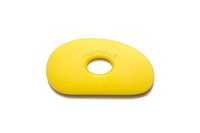 Sherrill Mudtools Shape 0 Polymer Rib for Pottery and Clay Artists, Yellow Color Soft