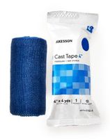 Tape CAST BLU LF 4"X4YDS 10EA/BX MCK Brand