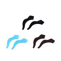 3 Pairs Anti-Slip Eyeglass Retainer Holder Sleeve Ear Hook Lock Large Brown Blac