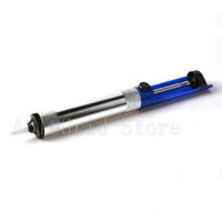 FYL Metal Desoldering Pump Sucker Solder Irons Removal Remover Tool Blue Silver