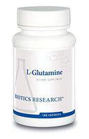 Biotics Research L-Glutamine–, Gastrointestinal Health, Gut Lining Support, Muscle Repair, Lean Muscle, Antioxidant Activity, Free-Form Amino Acid. 180 capsules