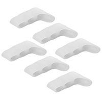 Healifty Toe Separators Toe Stretcher Bunion Corrector for Pain Relief 10pcs(White)