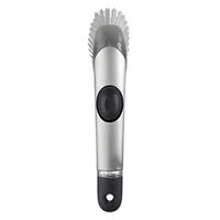 OXO 1068584 SteeL Soap Dispensing Dish Brush,Stainless,10 Inch