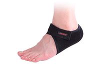 Aider Heel Pad Type 2 - Relief Pain for Plantar Fasciitis, Arch Support with Sock Worn in Shoes, Lightweight and Thin Neoprene Protectors for Men & Women (Large Right)