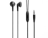 Black Stereo 3.5mm Plug HandsFree Headset Wired Earbuds for Samsung Galaxy J1, Grand Prime - LG Volt 2, Tribute 2, Escape 2 - ZTE Overture 2, ZMAX, ZMAX+, Nubia Z9 - ASUS Zenfone, 2