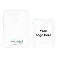 Mini Tissue Pack - 250 Quantity - $0.95 Each - Promotional Product/Bulk/Branded with Your Logo/Customized