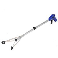 Suction Cup Foldable Reacher Grabber Tool,Long Handled Trash Litter Picker for Light Bulb Remover,Garbage Garden Nabber,Extender Arm Pickup,B