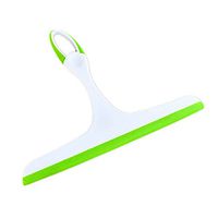 IKevan Soft Glass Scraper Glass Wiper Brush Window Glass Cleaner for Cleaning Glass Mirror Door Window, 2522cm (Green)