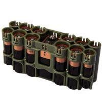 Storacell by Powerpax A9 Multi-Pack Battery Caddy, Military Green