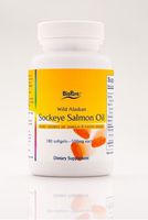 Pure Wild Alaskan Salmon Oil 500mg by BioPure 180 Soft Gels