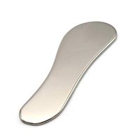 Titanium IASTM Physical Therapy Tools, Medical Grade Titanium Scraping Board, Anti-Allergy Soft Tissue Guasha Gua Sha Scraping Massage Tools (Shape 3)