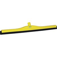 Vikan 77556 Foam Rubber Polypropylene Frame Fixed Head Squeegee, 28", Yellow