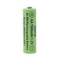 Moonrays 97147 AA 1500mah-4 Pack NiMh, Silver