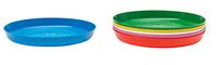 Kalas 304.213.01 BPA-Free Plate, Assorted Colors, 6-Pack, Set of 6 Plates