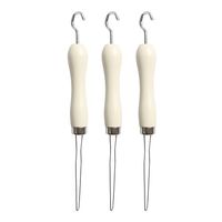 Grip Button Hook Helper Shirt Collar Buttoner Jeans Easy Buttoner Button Hook Aid Tool Lightweight Built-up Dressing Aid for Arthritis (with Hook)