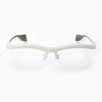 Namae-Megane Inc. FUN'IKI Glasses (White/Gray)