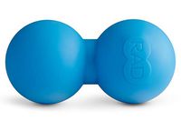 RAD Roller XL I Deep Tissue Peanut Massage Tool for Neck, Upper Back, Thoracic Spine, Psoas, Quads and Hamstring Self Myofascial Release, Massage and Mobility in Soft Density I Blue