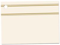Cream & Gold Theme Gift Cards3-3/4x2-3/4" (30 unit, 6 pack per unit.)