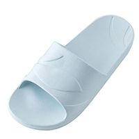 Shower Slipper, Quick Drying Non-Slip Slippers, Bathroom House and Pool Sandals, in-Door Slipper for Gym, Soft Sole Light Blue