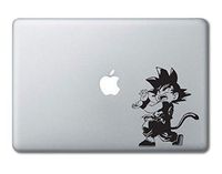 Kid Goku Kamehameha Dragonball Printed Clear Vinyl Decal Sticker Compatible with Apple MacBook Pro Air 11" 12" 13" 15" All Years Laptop Trackpad Keyboard (11", 12" Macbook)