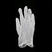 ZABB 100pcs PVC Gloves Salon Hair Dye Gloves, Oil Care Gloves Clean Protective Gloves, It Helps Prevent Allergic Reactions Latex Protein