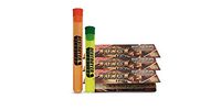 100% Authentic Juicy Jays 1 1/4 Rolling Papers Bundled with Two Exclusive Destroyer Plastics Doob Tubes One Large One Small (Milk Chocolate Juicy Jays 1 1/4, 3)