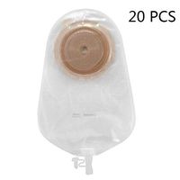 JIN One-Piece System Urostomy Colostomy Pouches Drainable Pouches for Ostomy Supplies, Ileostomy Care 20 PCS