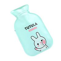 Hacoly Cartoon Mini Hot Water Bottle Warm Hand Treasure Baby Warm Hand Treasure Body Winter Hot Water Bag Heater Pain Relief Heat Warming Pack Sack Bag Warmer Chrismas Gift-Rabbit
