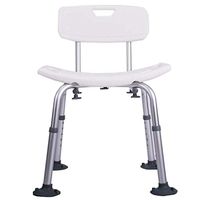 ZHAO XIN Adjustable Shower Bench for Bath Safety, Shower Bench with Anti-Slip Rubber Tips (Color : B)