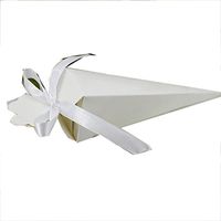 50pcs Diamante Confetti Cone Favour Boxes Party Wedding Favour Boxes Gift Box for Favours Sweets Confetti Jewelry